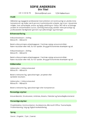CV - Nexo Essential